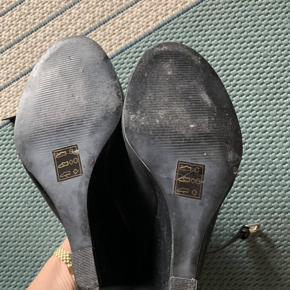 DESIGN LAB leather mule wedge heels (EUR 40 / US 8.5) - Picture 8 of 8